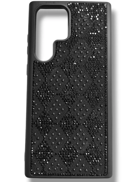 Samsung S23 Ultra Taşlı Tasarım Deluxe Case