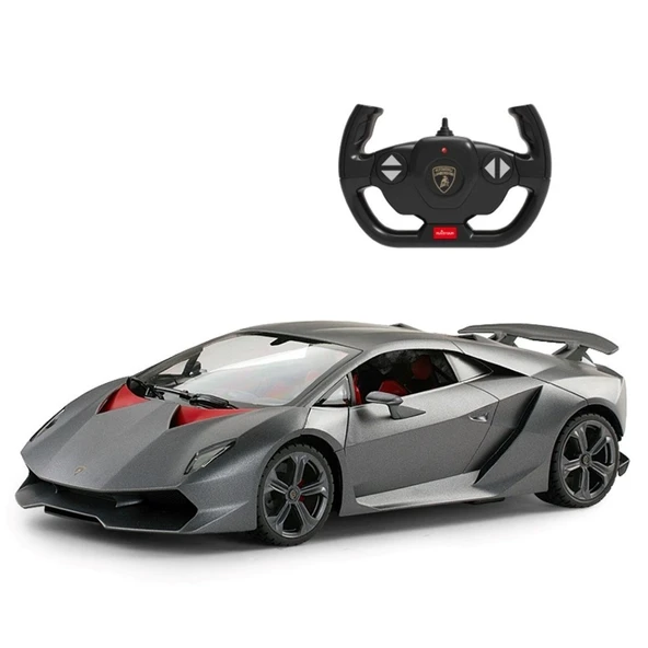 1:14 Uzaktan Kumandalı Araba Lamborghini Sesto Elemento 2.4 Ghz Işıklı Koyu Gri