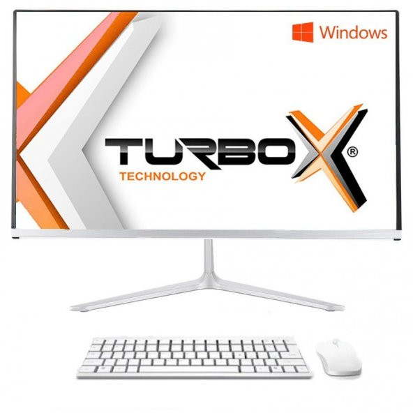 Turbox All in One Pc 23.8" i3 8GB Ram 240GB SSD Klavye Mouse - 1