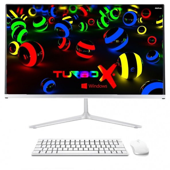 Turbox All in One Pc 23.8" i3 8GB Ram 240GB SSD Klavye Mouse - 2