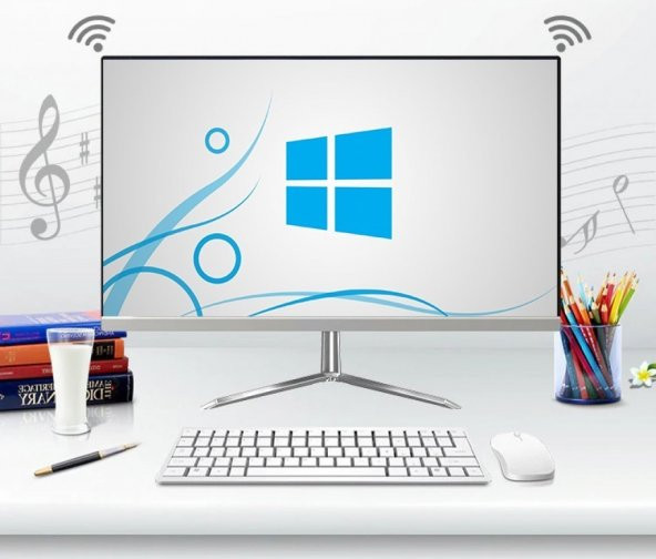 Turbox All in One Pc 23.8" i3 8GB Ram 240GB SSD Klavye Mouse - 4