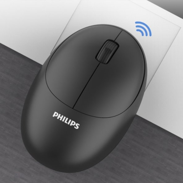 Philips SPK7335 M335 Usb Kabloluz Wireless Lüx Mouse -Siyah - 2