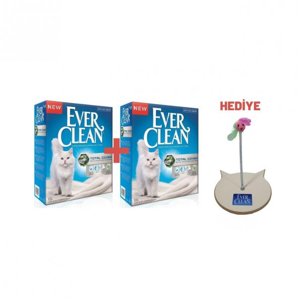 Ever Clean Total Cover 2 Adet 10 LT - Fare Hediyeli
