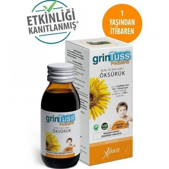 Grintuss Pediatrik Öksürük Şurubu 128 gr