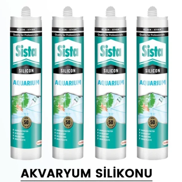 Sista Şeffaf Akvaryum Silikonu 310 ml Henkel (4 ADET)