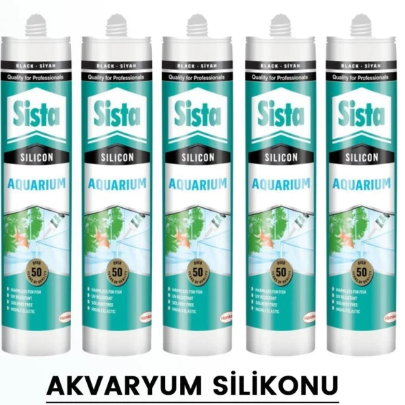 Sista Şeffaf Akvaryum Silikonu 310 ml Henkel (5 ADET)