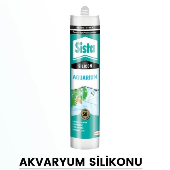 Sista Şeffaf Akvaryum Silikonu 310 Ml Henkel (1 Adet)