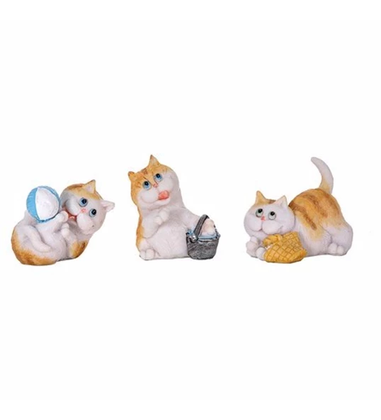 Pretty 3'lü Kedi Biblosu 5x7 cm