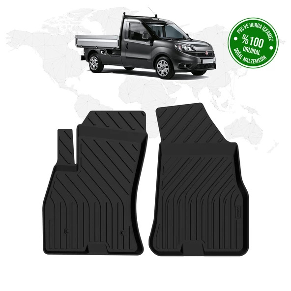 Fiat Pratico 4D Havuzlu Paspas (Ön 2 Parça) 2012 - 2023 Model ürün görseli 1