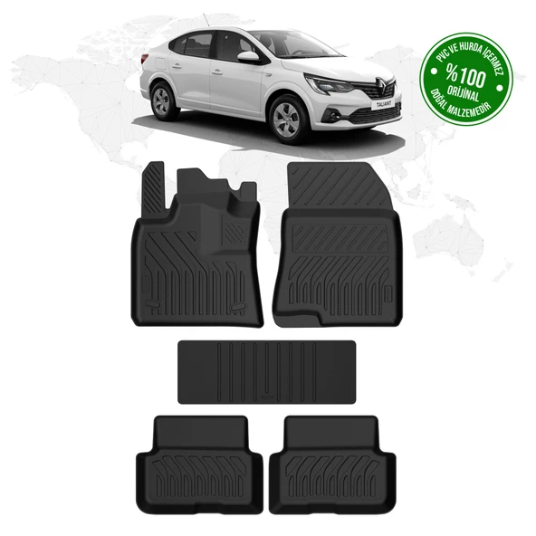 Renault Taliant 4D Havuzlu Paspas 2021 Model Ve Sonrası ürün görseli 1