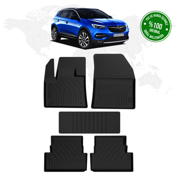 Opel Grandland X 4D Havuzlu Paspas 2017 - 2021 Model ürün görseli 1