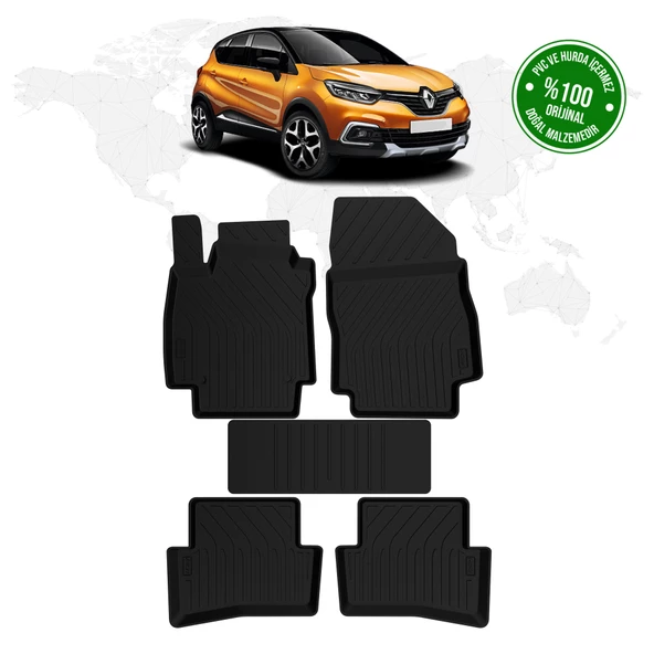 Renault Captur 4D Havuzlu Paspas 2013 - 2020 Model ürün görseli 1