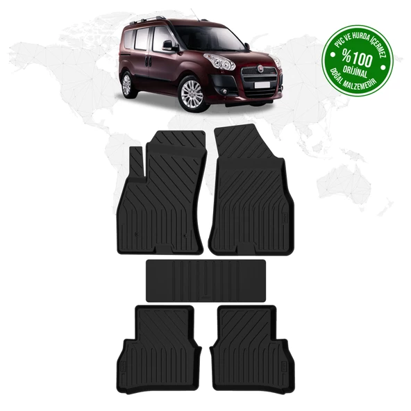 Fiat Doblo 4D Havuzlu Paspas 2010 - 2014 Model ürün görseli 1