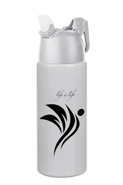 Kilitlenebilen Matara Güvenlikli Suluk Sporcu Matarası Spor Su Şişesi İçecek Şişesi 700ml - Resim 8