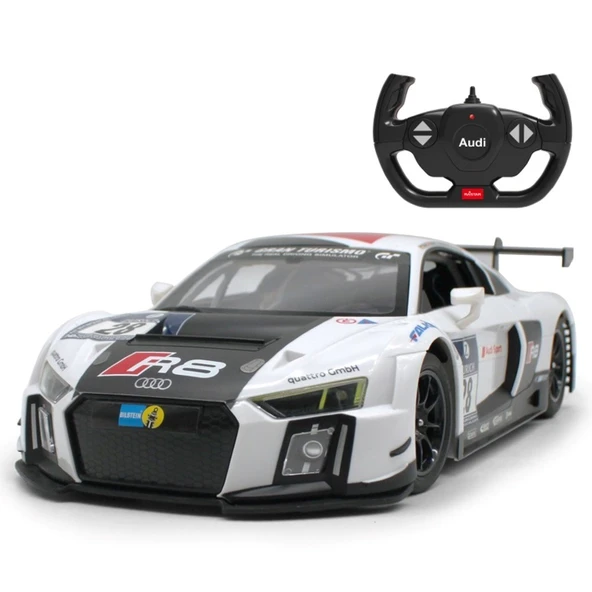1:14 Uzaktan Kumandalı Araba Audi R8 Lms 2.4 Ghz Işıklı Beyaz