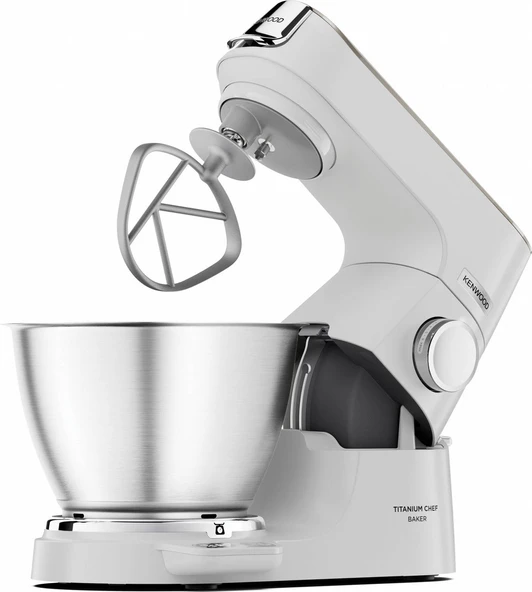 Kenwood KVC65.001WH Titanium Chef Baker Beyaz Hamur Yoğurma Makinesi