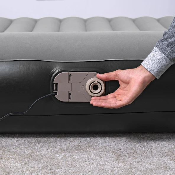 Bestway Çift Kişilik Kendinden Pompalı Yatak 203x152x30cm 67464 - 6