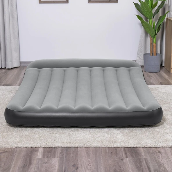 Bestway Çift Kişilik Kendinden Pompalı Yatak 203x152x30cm 67464 - 3