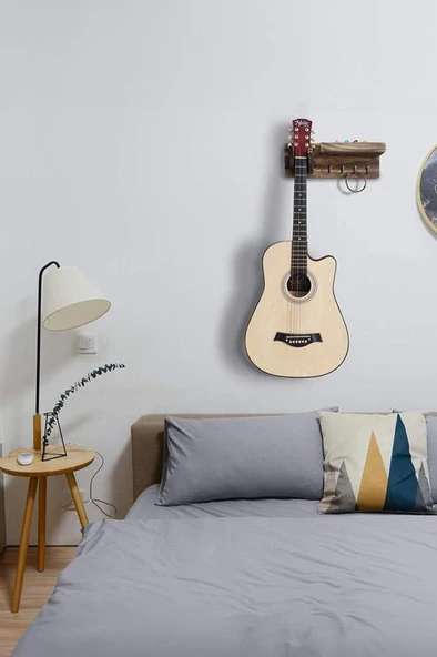Midex GP-20 Gitar Standı Sehpası Duvar Askısı Ahşap Şık Kaliteli - Resim 3