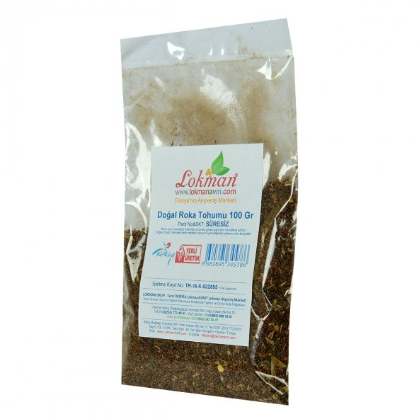 Doğal Roka Tohumu 100 Gr Paket - Resim 3
