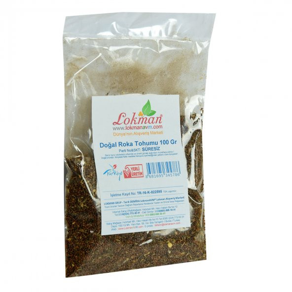 LokmanAVM Doğal Roka Tohumu 100 Gr Paket - 4