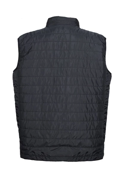 Battal Beden Kumaş Yelek Siyah Renk - 11