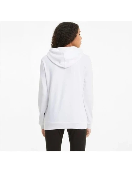 Puma Ess Logo Hoodie Tr 586791_02  Kadın Kapüşonlu Sweatshirt - Resim 3