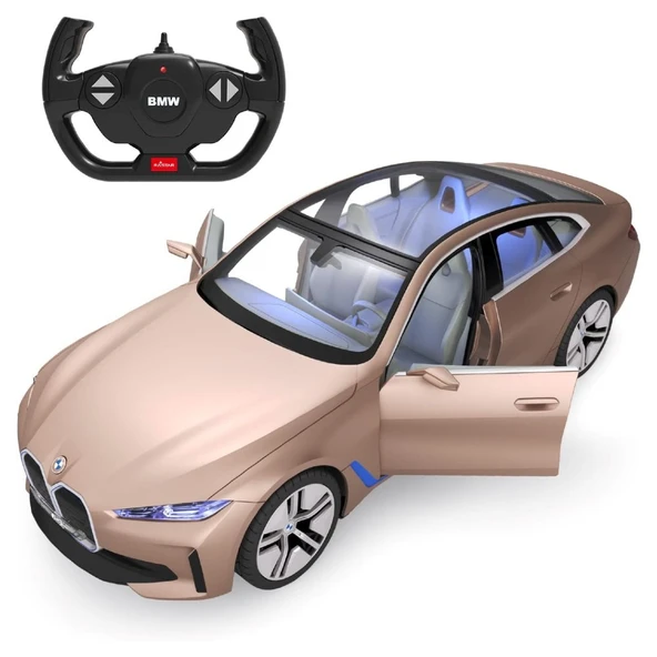 1:14 Uzaktan Kumandalı Araba Bmw İ4 Concept 2.4 Ghz Platin Gold