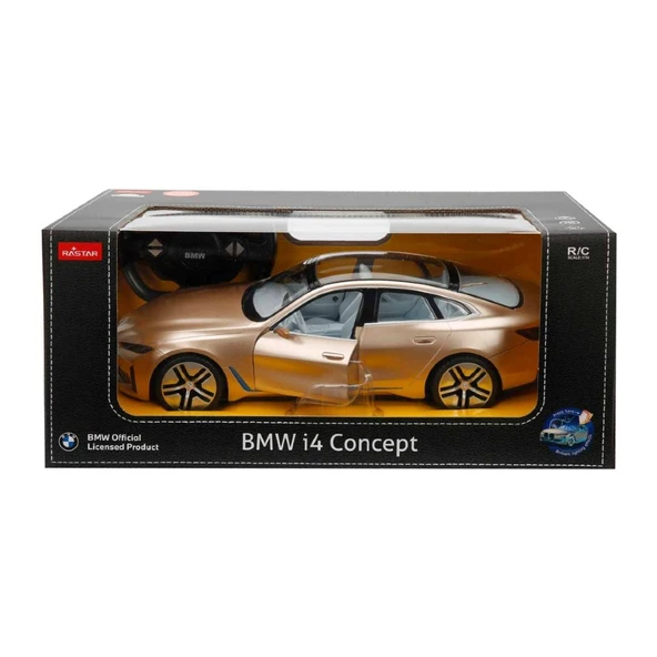 1:14 Uzaktan Kumandalı Araba Bmw İ4 Concept 2.4 Ghz Platin Gold - 10
