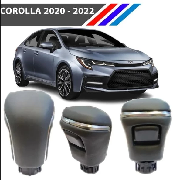 Toyota Corolla Otomatik Vites Topuzu Siyah 2020-2024 DERİ KAPLAMALI ANAHTARLIK HEDİYE - 6