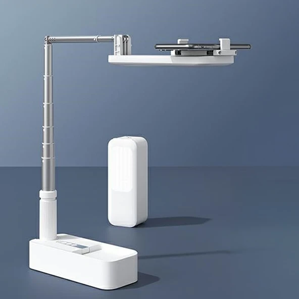 HyMark Canlı Yayın Braketi Çok Fonksiyonlu Led Işıklı 360 Derece Kumandalı Selfie Telefon Standı - 1