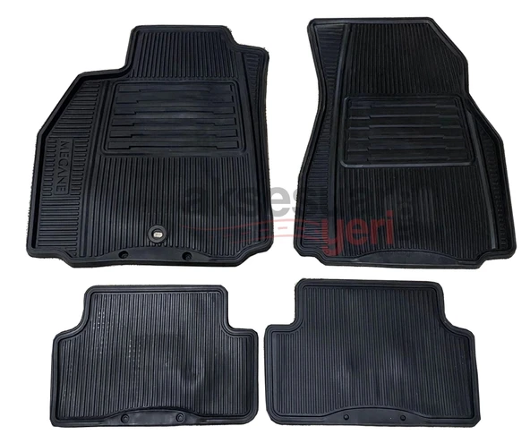 Renault Megane 2 Sedan/Hb Kauçuk Orjinal Havuzlu Paspas - Resim 3