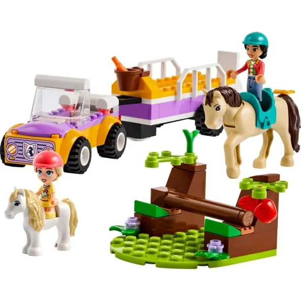 Lego Marka Friends, Taşıtlar, At ve Midilli 105 Parçalı - Mavi Su Dünyası - 2