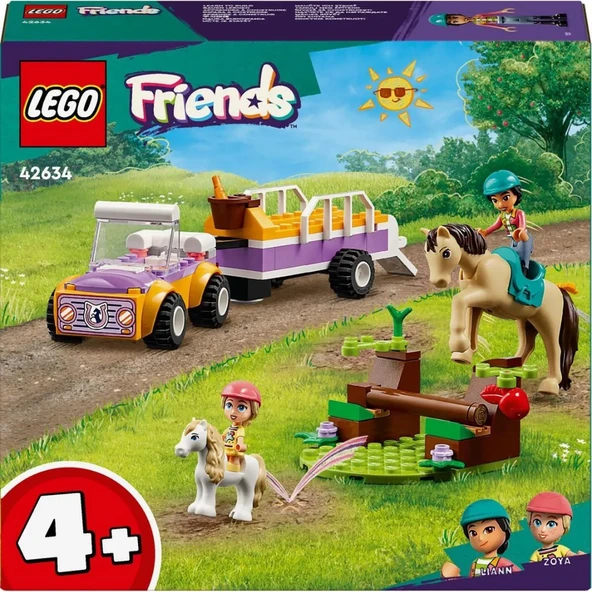Lego Marka Friends, Taşıtlar, At ve Midilli 105 Parçalı - Mavi Su Dünyası - 3