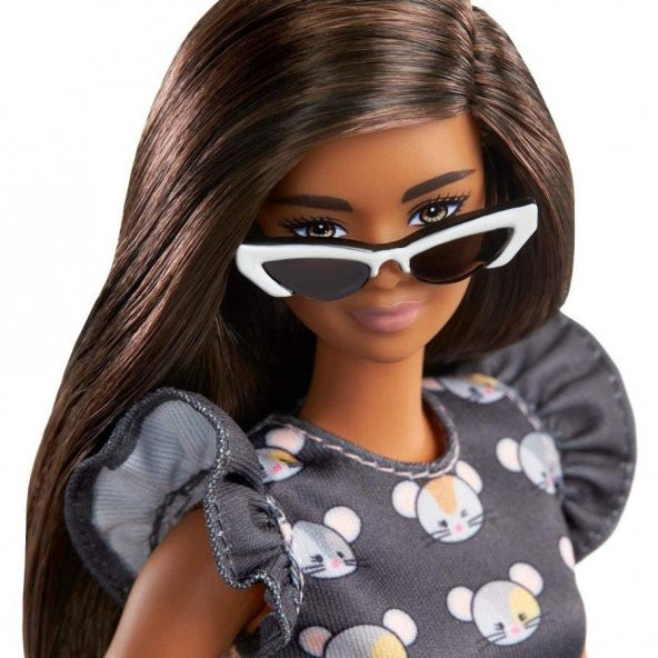 Barbie Bebek Koleksiyon Bebekleri Kumral Uzun Saçlı Güneş Gözlüklü