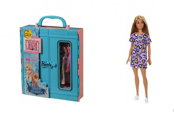 Oyuncak Beauty Elit Elbiseli Garve Mor Elbiseli Şık Barbie