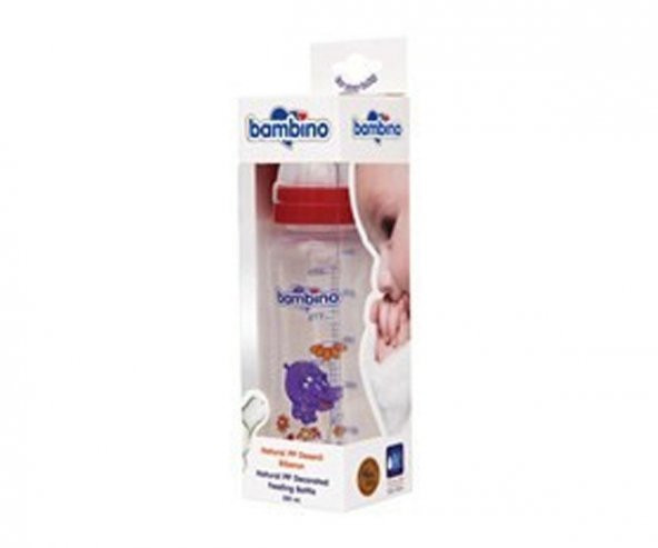 Bambino Natural Pp Desenli Biberon 250Ml.