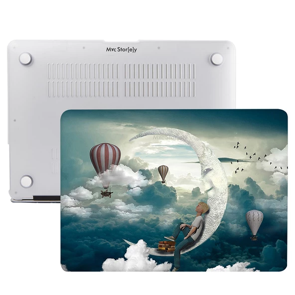 Macbook Air Kılıf 13 inç Focus01NL (Eski USB'li Model 2010-2017) A1369 A1466 ile Uyumlu