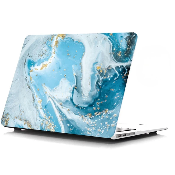 MacBook Air 13 inç A1369 A1466 kılıf TPU lazer baskı premium sert kapak ince hafif koruyucu - Resim 3