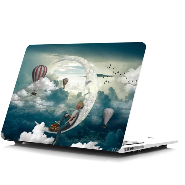 Macbook Air Kılıf 13 inç Focus01NL (Eski USB'li Model 2010-2017) A1369 A1466 ile Uyumlu - 6
