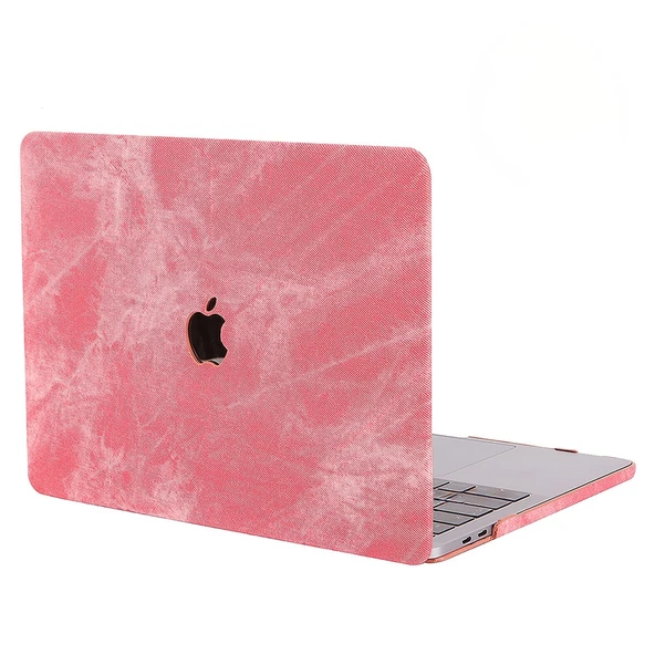 Macbook Air Kılıf 13 inç Kaplama Fabric01 Kumaş (Eski USB'li Model 2010-2017) A1369 A1466 ile Uyumlu ürün görseli