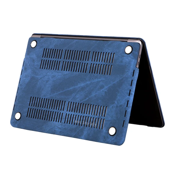 Macbook Air Kılıf 13 inç Kaplama Fabric01 Kumaş (Eski USB'li Model 2010-2017) A1369 A1466 ile Uyumlu - Resim 8