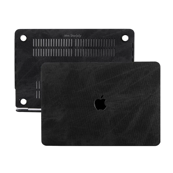 Macbook Air Kılıf 13 inç Kaplama Fabric01 Kumaş (Eski USB'li Model 2010-2017) A1369 A1466 ile Uyumlu