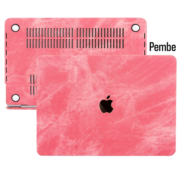 Macbook Air Kılıf 13 inç Kaplama Fabric01 Kumaş (Eski USB'li Model 2010-2017) A1369 A1466 ile Uyumlu - 8