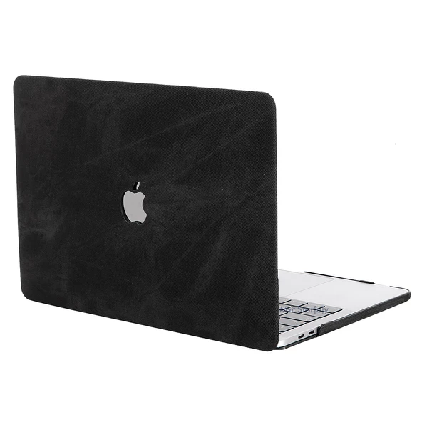 Macbook Air Kılıf 13 inç Kaplama Fabric01 Kumaş (Eski USB'li Model 2010-2017) A1369 A1466 ile Uyumlu - 9