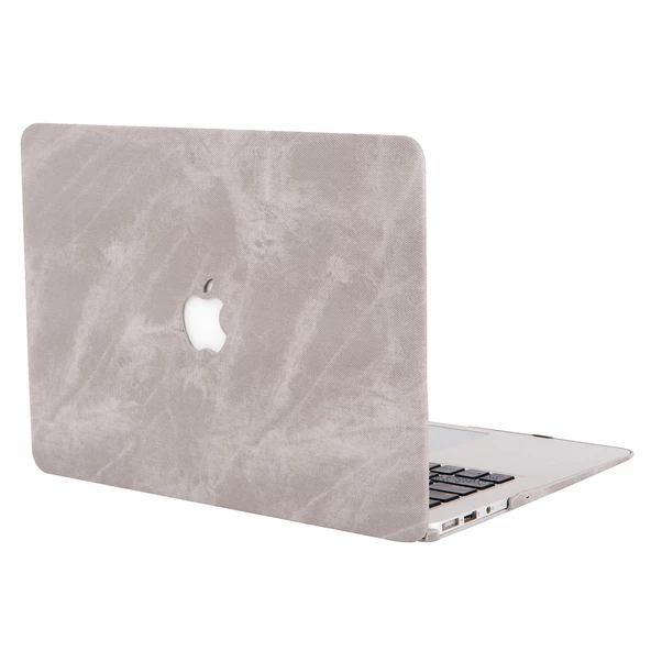 Macbook Air Kılıf 13 inç Kaplama Fabric01 Kumaş (Eski USB'li Model 2010-2017) A1369 A1466 ile Uyumlu - 12