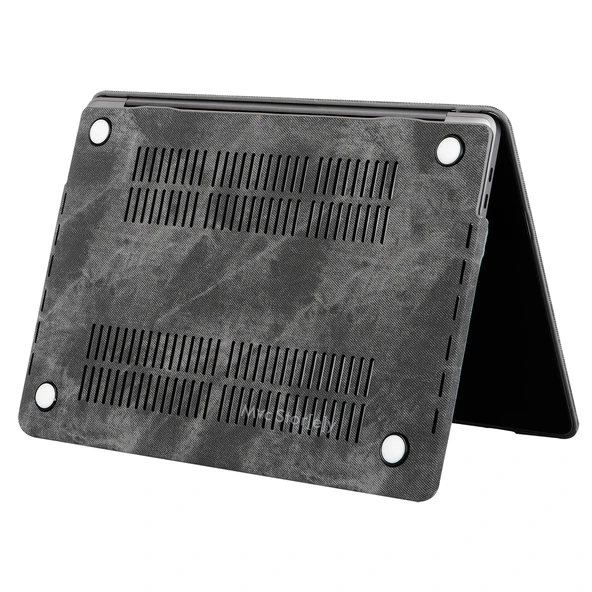 Macbook Air Kılıf 13 inç Kaplama Fabric01 Kumaş (Eski USB'li Model 2010-2017) A1369 A1466 ile Uyumlu - Resim 9