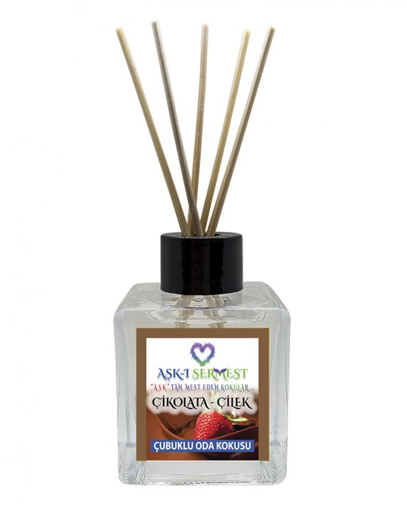 Aşk-ı Sermest Invicctuss Çiçek Aromalı Bambu Çubuklu Oda Kokusu Parfüm,  Küp Şişe, 60 mL