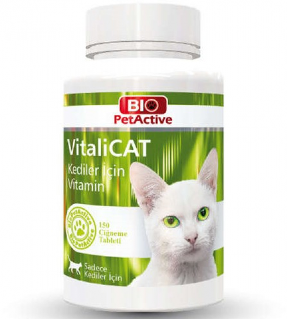 Bio Pet Active Vitalicat Kedi Multi Vitamin 150 Tablet