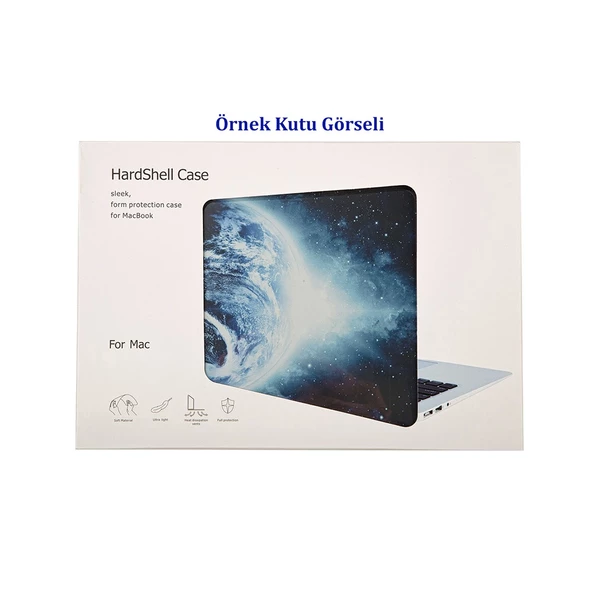 Macbook Pro Kılıf 13inç Sky-Earth (Eski Ethernetli Model 2008-2012) A1278 ile Uyumlu - 9